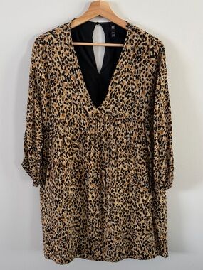 Leopard Print Mini Dress